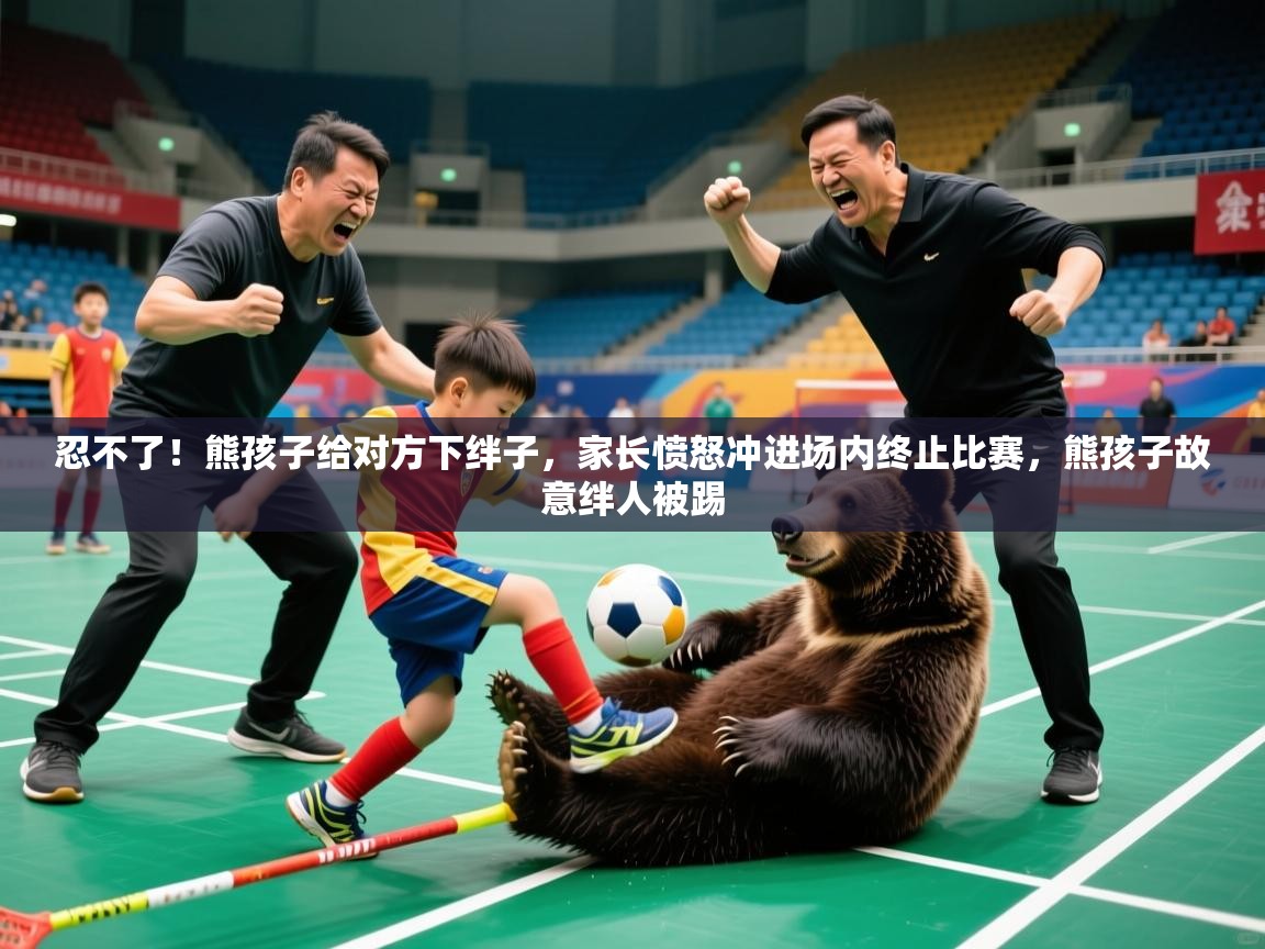 2025米兰体育是正规的吗忍不了！熊孩子给对方下绊子，家长愤怒冲进场内终止比赛，熊孩子故意绊人被踢  第4张