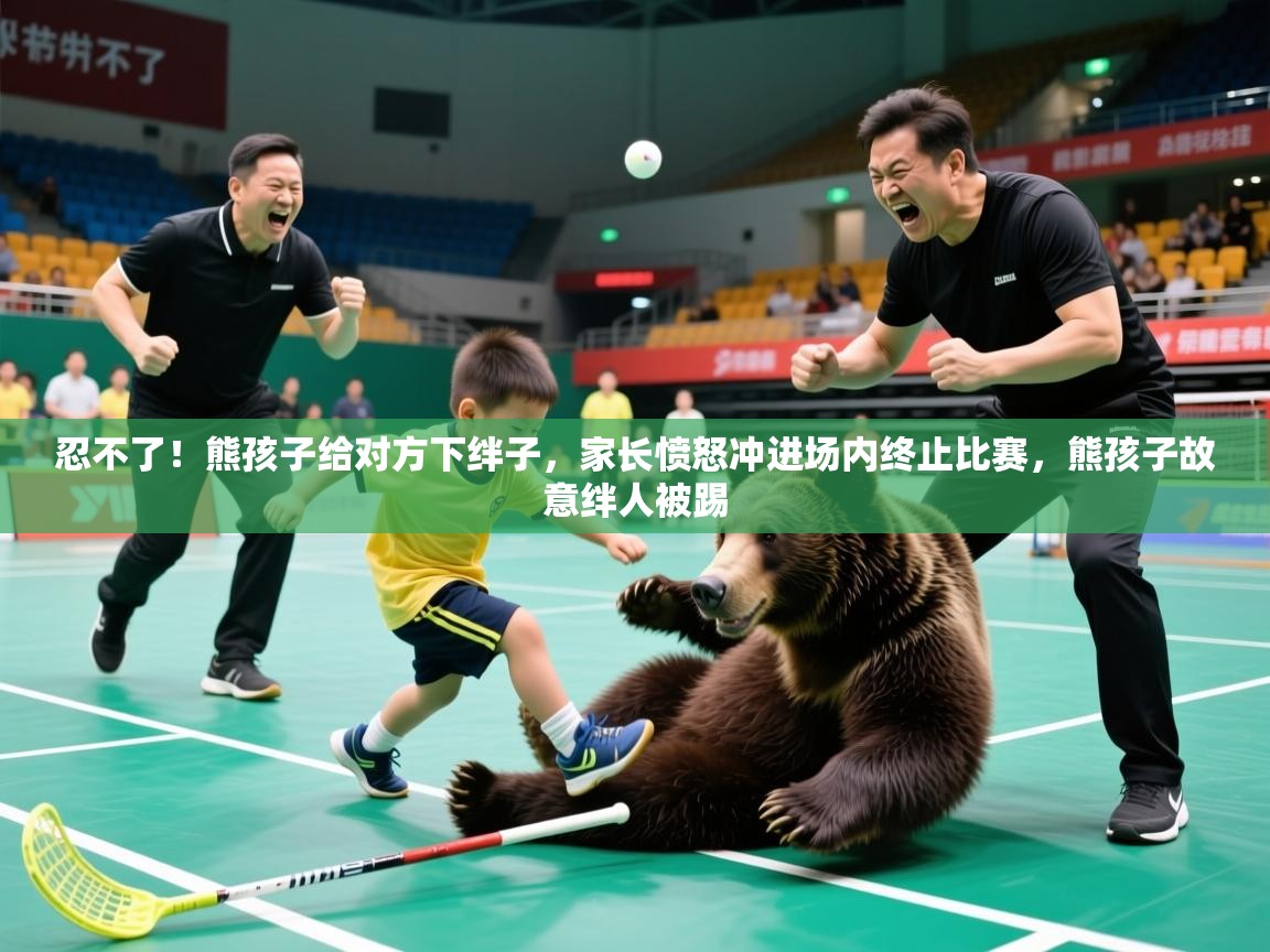 2025米兰体育是正规的吗忍不了！熊孩子给对方下绊子，家长愤怒冲进场内终止比赛，熊孩子故意绊人被踢  第3张