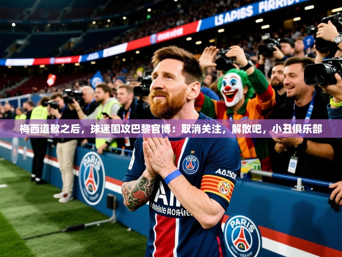 2025米兰体育梅西道歉之后,球迷围攻巴黎官博:取消关注,解散吧,小丑俱乐部 第1张