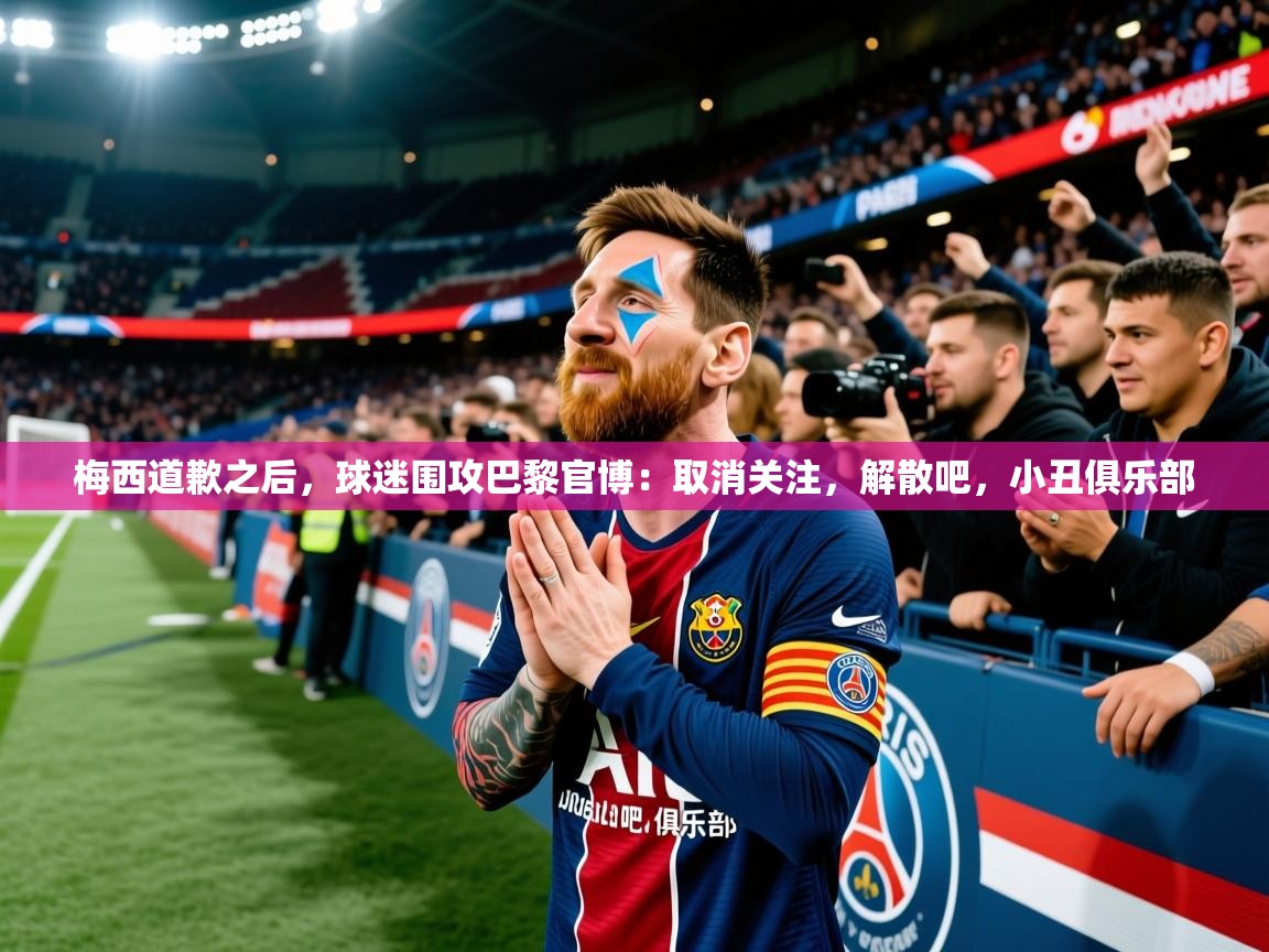 2025米兰体育梅西道歉之后,球迷围攻巴黎官博:取消关注,解散吧,小丑俱乐部 第4张
